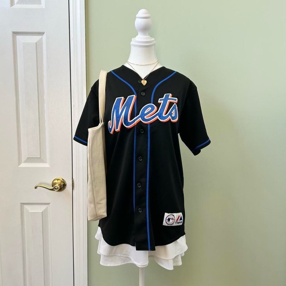 Black Mets MLB jersey